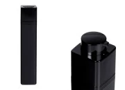 Akrilna Airless bočica 50mL sa pumpicom, u crnoj boji - 5 kom