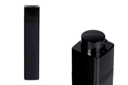 Akrilna Airless bočica 50mL sa pumpicom, u crnoj boji - 5 kom-1