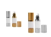 Airless akrilna bočica 30mL za kreme sa aluminijumskom osnovom i zatvaračem u 2 boje Airless akrilna bočica 30mL za kreme sa aluminijumskom osnovom i zatvaračem u 2 boje