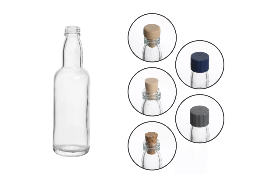 Providna staklena flaša 108mL Providna staklena flaša 108mL