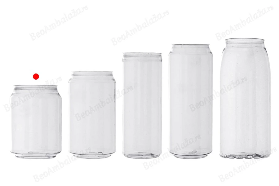 Providna (PET) plastična limenka 250mL sa aluminijumskim poklopcem (nepohodna upotreba mašine za zatvaranje) - 200 kom-grupa_slika
