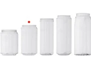 Providna (PET) plastična limenka 330mL (niska) sa aluminijumskim poklopcem (nepohodna upotreba mašine za zatvaranje) - 200 kom