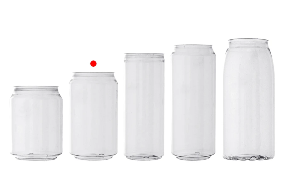 Providna (PET) plastična limenka 330mL (niska) sa aluminijumskim poklopcem (nepohodna upotreba mašine za zatvaranje) - 200 kom