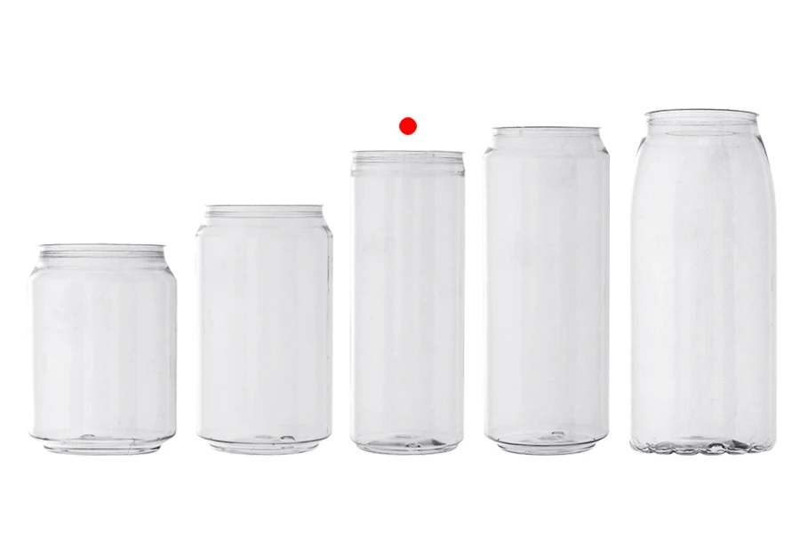 Providna (PET) plastična limenka 330mL (visoka) sa aluminijumskim poklopcem (nepohodna upotreba mašine za zatvaranje) - 200 kom