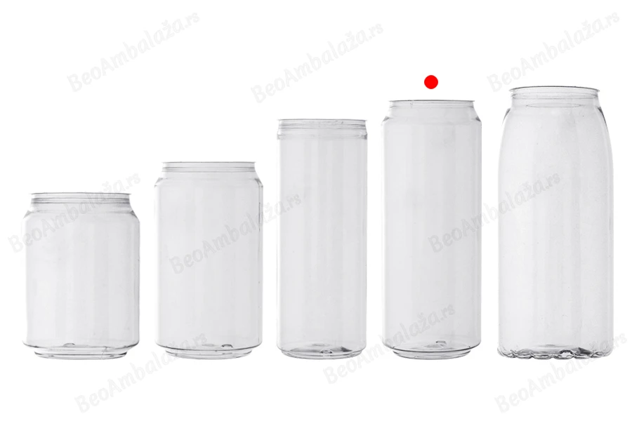 Providna (PET) plastična limenka 500mL sa aluminijumskim poklopcem (nepohodna upotreba mašine za zatvaranje) - 100 kom-grupa_slika