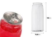Providna (PET) plastična limenka 650mL sa aluminijumskim poklopcem (nepohodna upotreba mašine za zatvaranje) - 100 kom