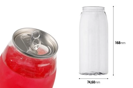 Providna (PET) plastična limenka 650mL sa aluminijumskim poklopcem (nepohodna upotreba mašine za zatvaranje) - 100 kom-2