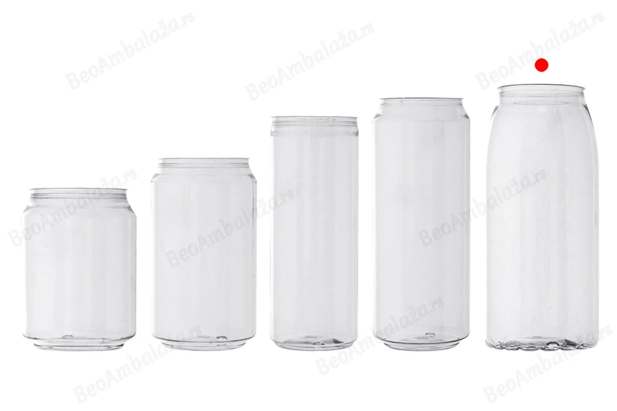 Providna (PET) plastična limenka 650mL sa aluminijumskim poklopcem (nepohodna upotreba mašine za zatvaranje) - 100 kom-grupa_slika