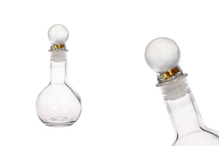 Okrugla staklena flaša 100mL sa staklenim čepom - (minimalna porudžbina 1 kutija)-4