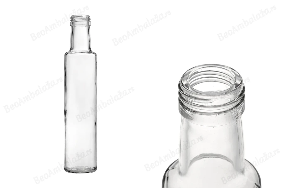 Providna staklena Dorica flaša 250mL (PP 31.5)-slika_proizvoda