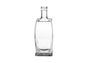 Lepa staklena četvrtasta flaša 500mL, F19 Lepa staklena četvrtasta flaša 500mL, F19