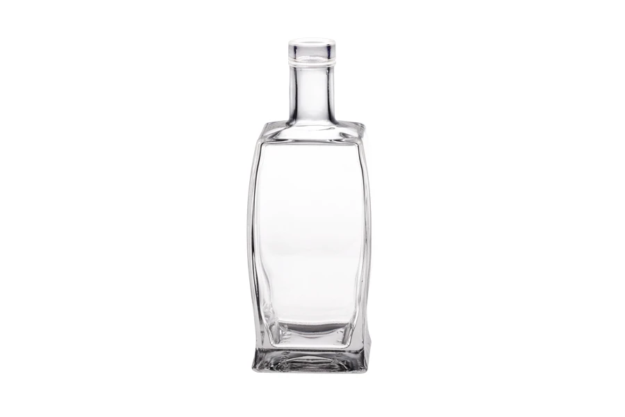 Lepa staklena četvrtasta flaša 500mL, F19 Lepa staklena četvrtasta flaša 500mL, F19