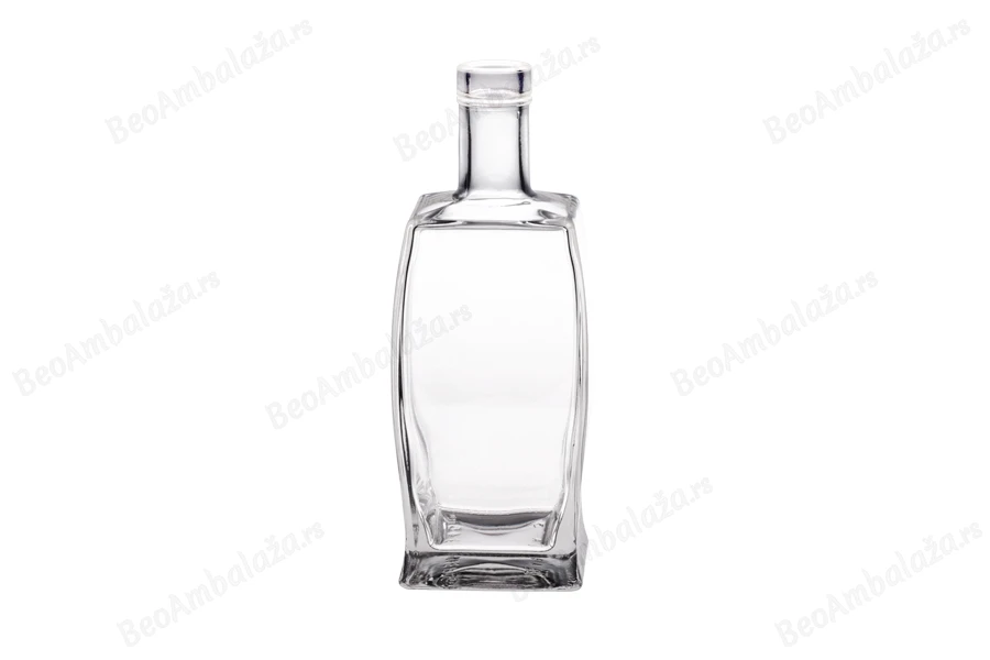 Lepa staklena četvrtasta flaša 500mL, F19-slika_proizvoda