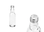 Staklena providna flašica 40mL sa grlom PP18 Staklena providna flašica 40mL sa grlom PP18