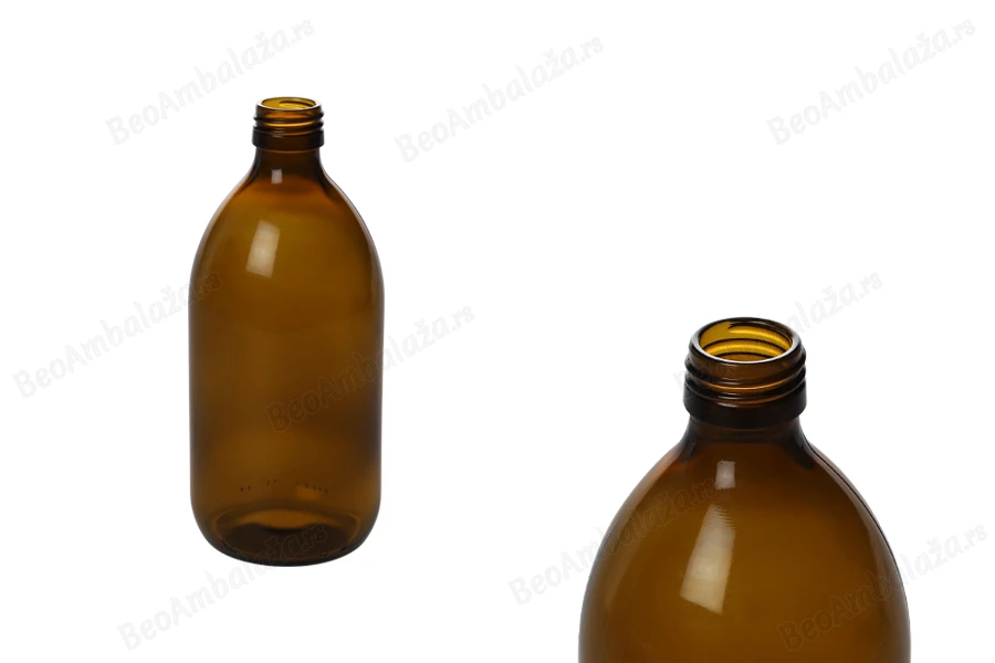 Staklena braon flašica 500mL, za parfeme i ulja-slika_proizvoda