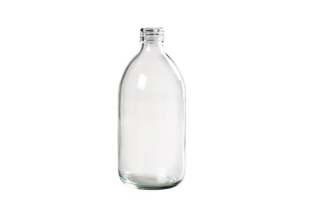 Staklena providna boca 500mL-1