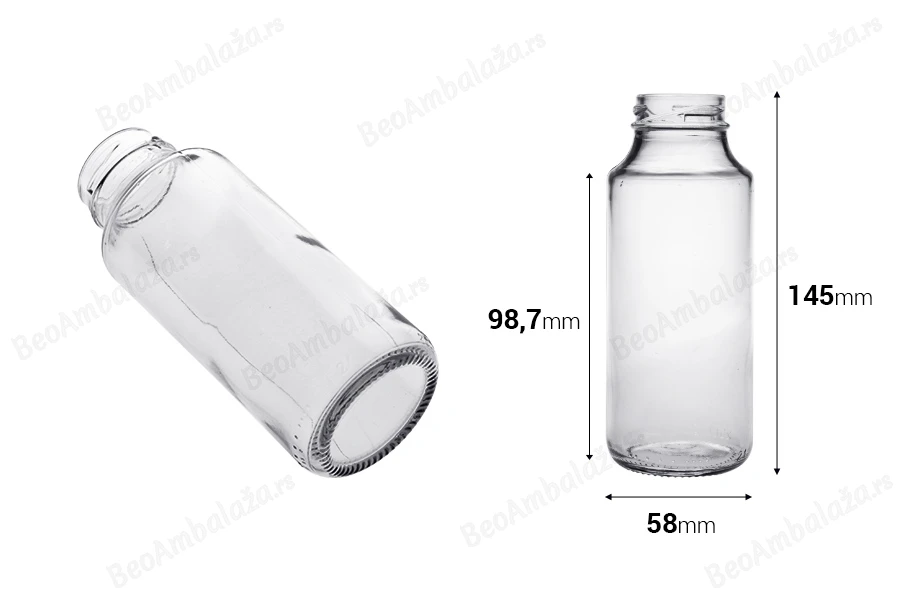 Flaša za sok 250 ml-dimenzije_slike