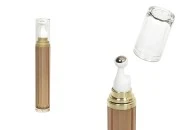 Akrilna braon roll-on bočica 20mL za kozmetičke preparate sa zlatnim prstenom Akrilna braon roll-on bočica 20mL za kozmetičke preparate sa zlatnim prstenom