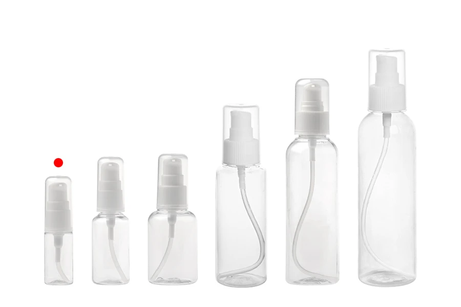 PET flašica 10mL za kreme sa pumpicom i providnim zatvaračem - 12 kom PET flašica 10mL za kreme sa pumpicom i providnim zatvaračem - 12 kom