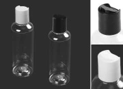 Providna PET flašica 100mL sa belim ili crnim disk top zatvaračem - 12 kom