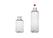 Plastična providna boca 100mL, PP20 - 12 kom