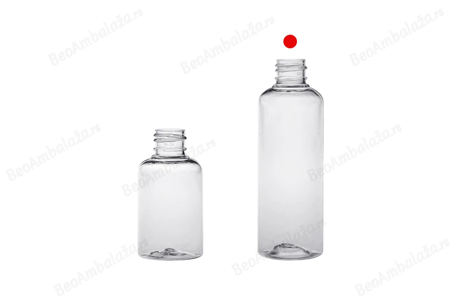 Plastična providna boca 100mL, PP20 - 12 kom-grupa_slika