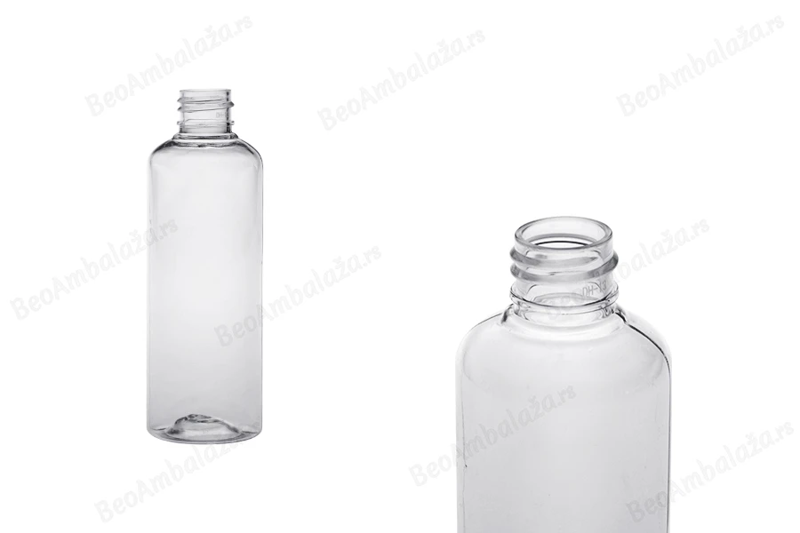 Plastična providna boca 100mL, PP20 - 12 kom-slika_proizvoda