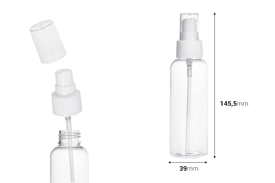 Plastična PET flašica 100mL sa pumpicom za kremu - 12 kom Plastična PET flašica 100mL sa pumpicom za kremu - 12 kom