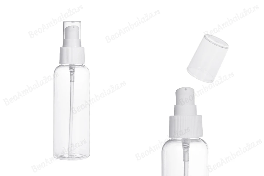 Plastična PET flašica 100mL sa pumpicom za kremu - 12 kom-slika_proizvoda