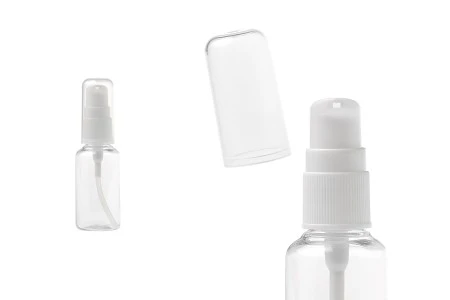 PET flašica 30mL za kreme sa pumpicom i providnim zatvaračem - 12 kom-1
