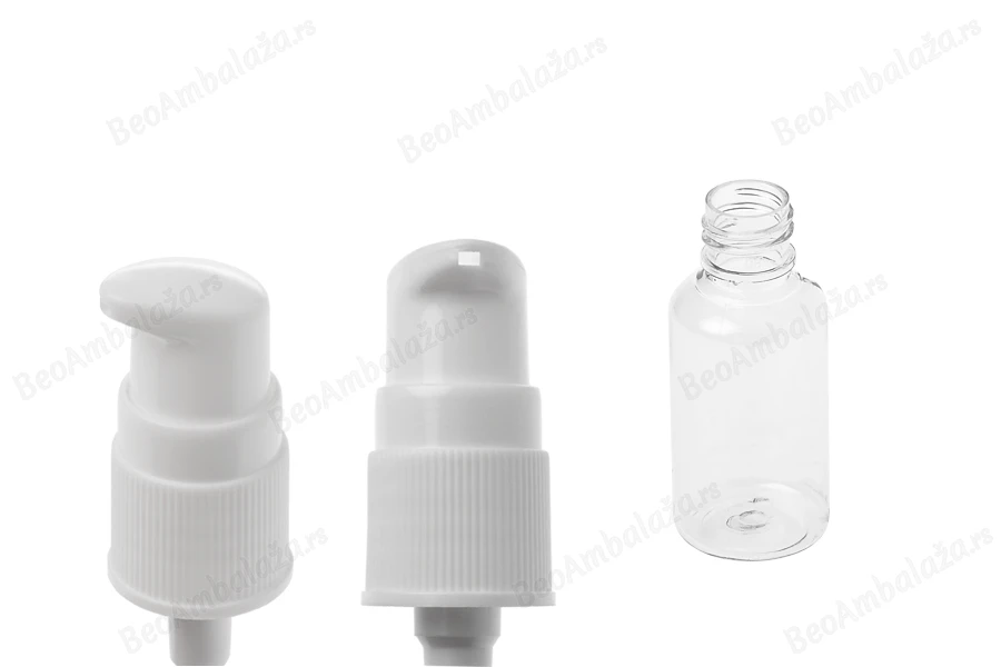 PET flašica 30mL za kreme sa pumpicom i providnim zatvaračem - 12 kom-grupa_slika