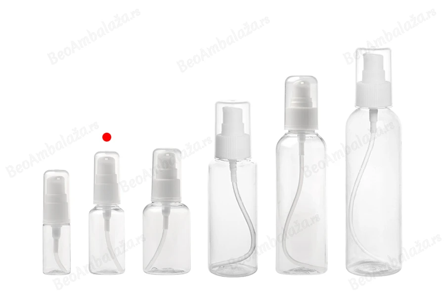 PET flašica 30mL za kreme sa pumpicom i providnim zatvaračem - 12 kom-grupa_slika