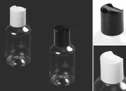 PET providna flašica 50mL sa disk top zatvaračem u dve boje - 12 kom PET providna flašica 50mL sa disk top zatvaračem u dve boje - 12 kom