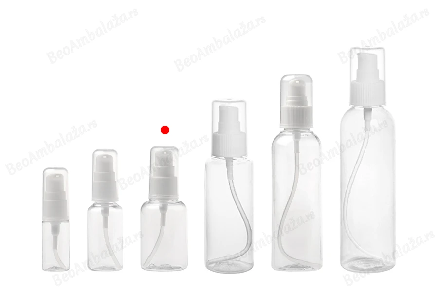 Providna PET flašica 50mL za kreme sa pumpicom - 12 kom-grupa_slika