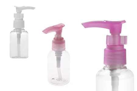 Providna PET flaša 50mL za pumpicom u dve boje za šampone - 12 kom-1