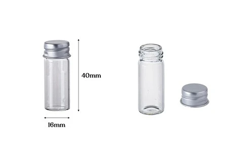 Staklena flašica 4mL sa aluminijumskim zatvaračem - 12 kom-2