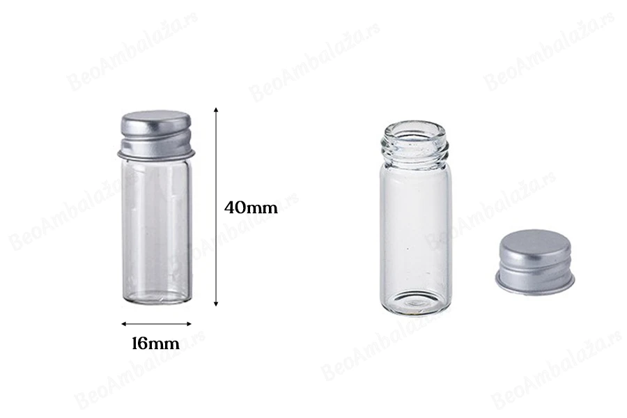 Staklena flašica 4mL sa aluminijumskim zatvaračem - 12 kom-dimenzije_slike