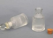 Staklena flašica 50mL sa brazdama i plutanim čepom-grupa_slika