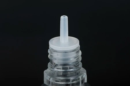 Plastična providna flašica 10mL sa crnim plastičnim zatvaračem CRC i plastičnom kapalicom, za elektronske cigarete - 50 kom-3
