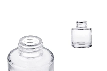 Staklena cilindrična bočica 50mL, PP 28-1