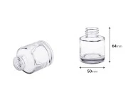 Staklena cilindrična bočica 50mL, PP 28 Staklena cilindrična bočica 50mL, PP 28