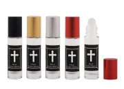 Staklena roll-on bočica 10mL sa staklenom kuglicom, krstom na crnoj nalepnici i aluminijumskim zatvaračem - 12 kom Staklena roll-on bočica 10mL sa staklenom kuglicom, krstom na crnoj nalepnici i aluminijumskim zatvaračem - 12 kom-dimenzije_slike