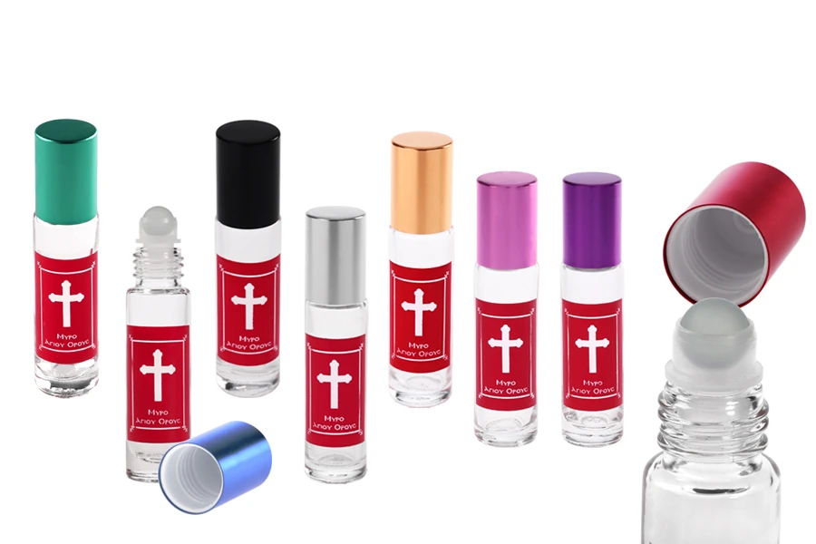 Staklena roll-on bočica 10mL sa staklenom kuglicom, krstom na crvenoj nalepnici i aluminijumskim zatvaračem - 12 kom Staklena roll-on bočica 10mL sa staklenom kuglicom, krstom na crvenoj nalepnici i aluminijumskim zatvaračem - 12 kom-dimenzije_slike