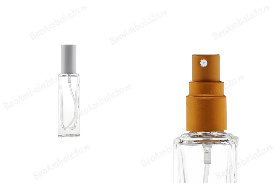 Staklena providna bočica 20mL, sa plastičnim sprejom i zatvaračem PP15-dimenzije_slike