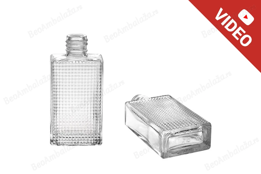 Četvrtasta bočica za parfeme 30mL sa reljefom (18/415)-slika_proizvoda