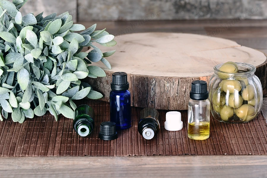 Staklena karamel bočica 20mL za ulje-