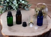Staklena karamel bočica 30mL za ulje