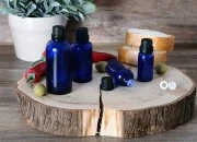 Staklena plava bočica 20mL za ulje Staklena plava bočica 20mL za ulje