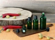 Staklena zelena bočica 100mL za ulje Staklena zelena bočica 100mL za ulje
