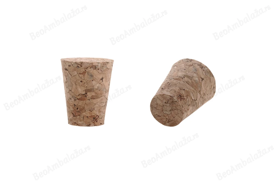 Konusni čep od prirodne plute 28x23/16 mm – za prečnik 19 mm (PP28)-slika_proizvoda